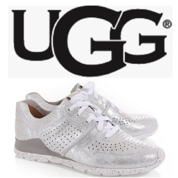 ugg silver sneakers